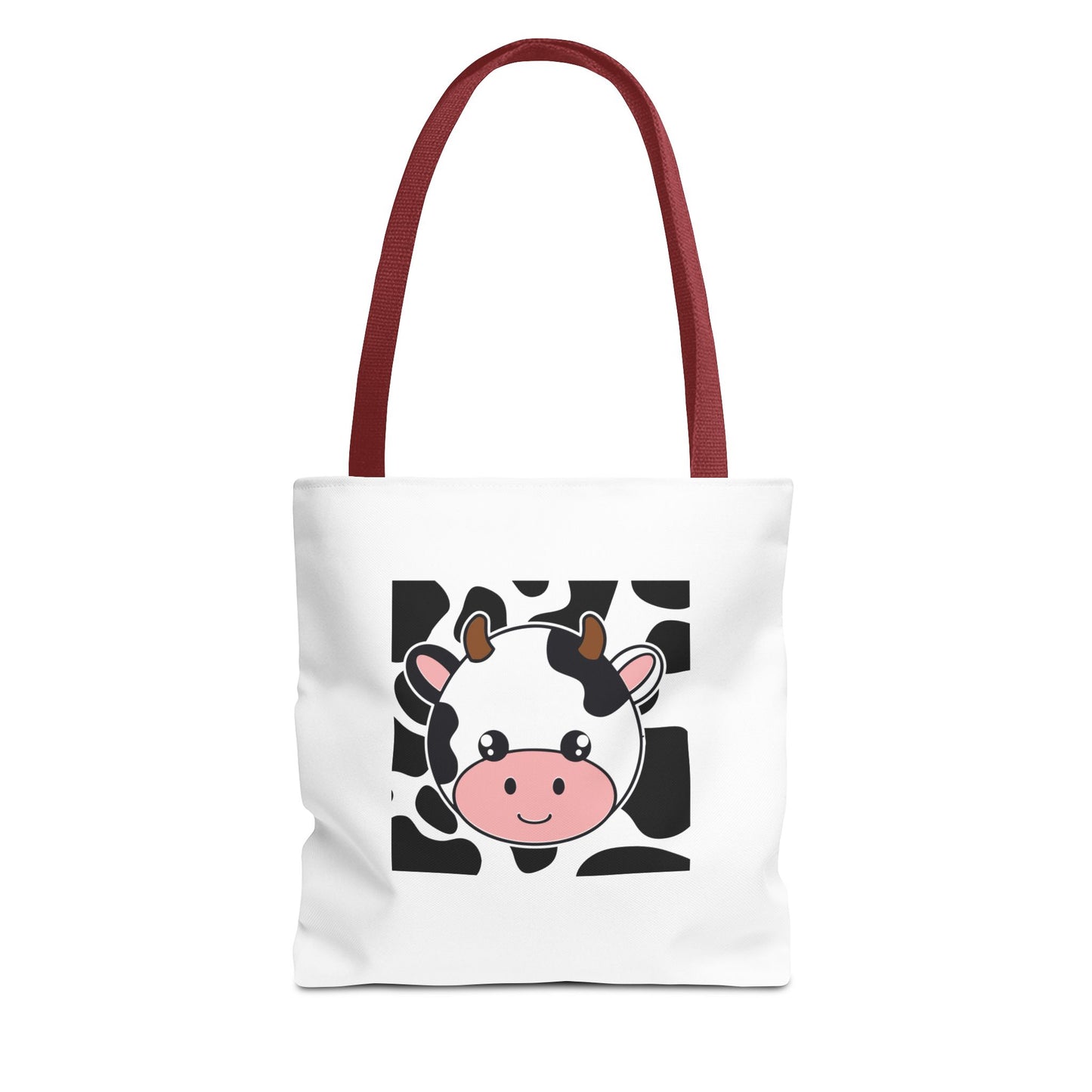 Cow Print Tote Bag - Moo-Ving and Grooving Design