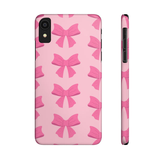 Pink Bow iPhone Case