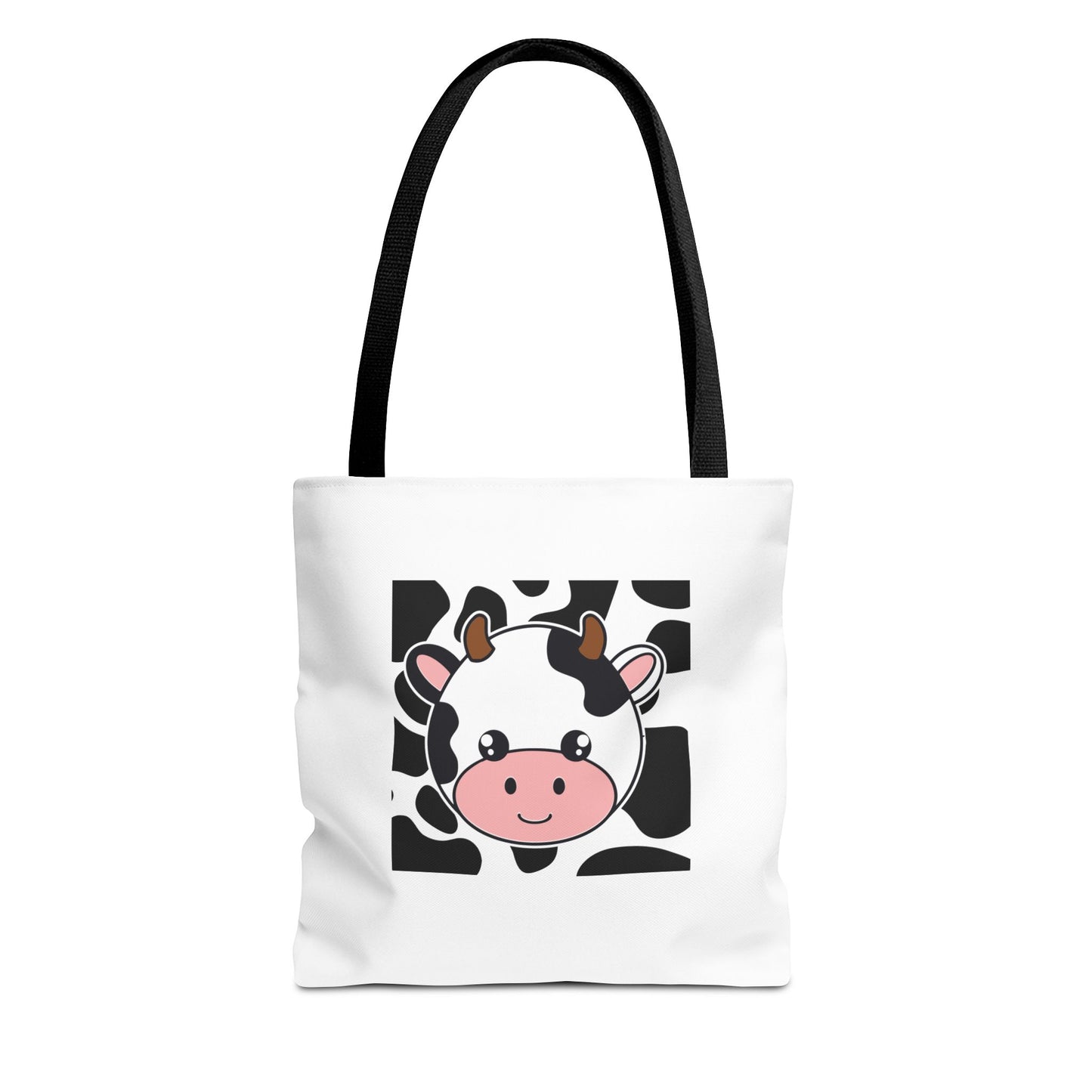 Cow Print Tote Bag - Moo-Ving and Grooving Design