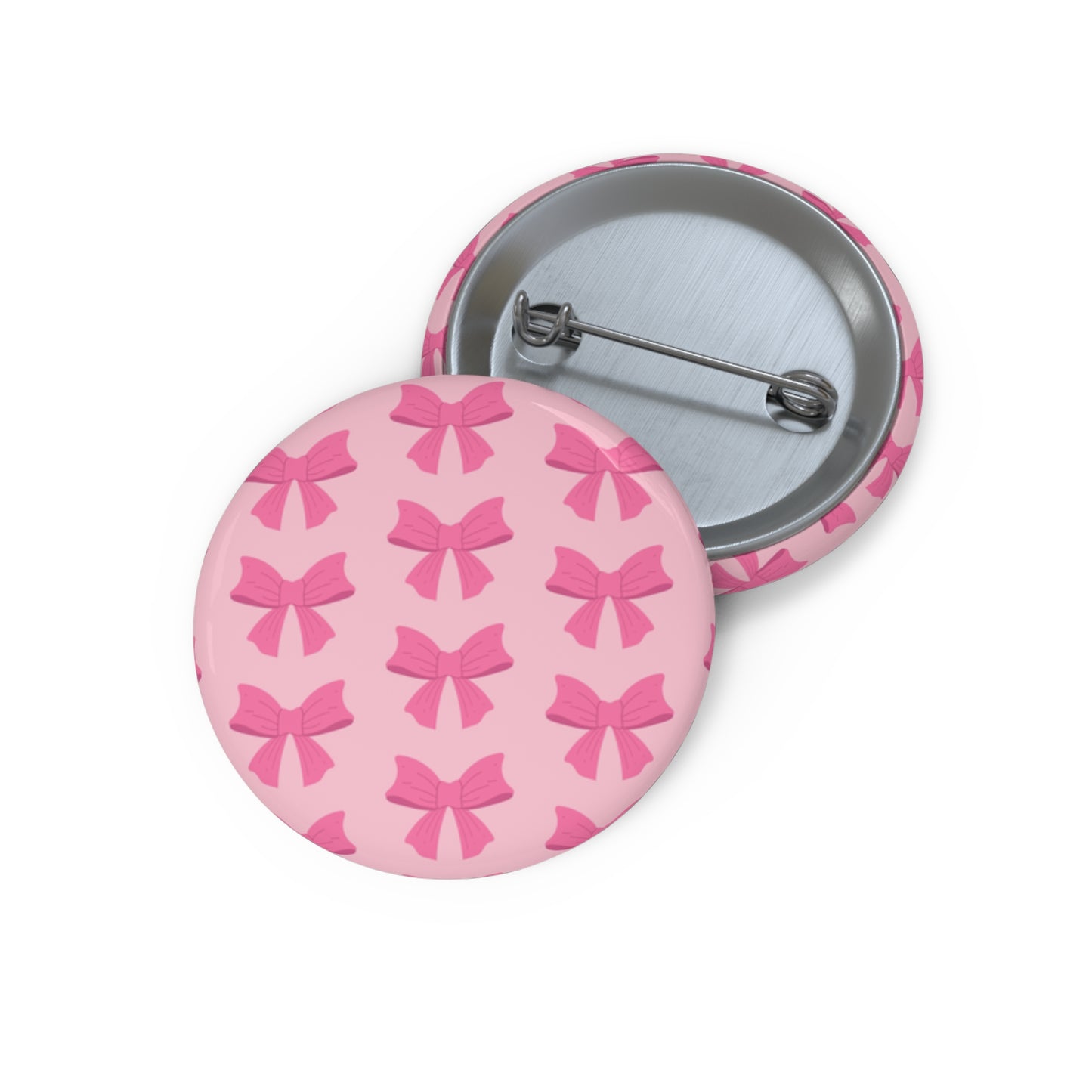 Pink Bow Button