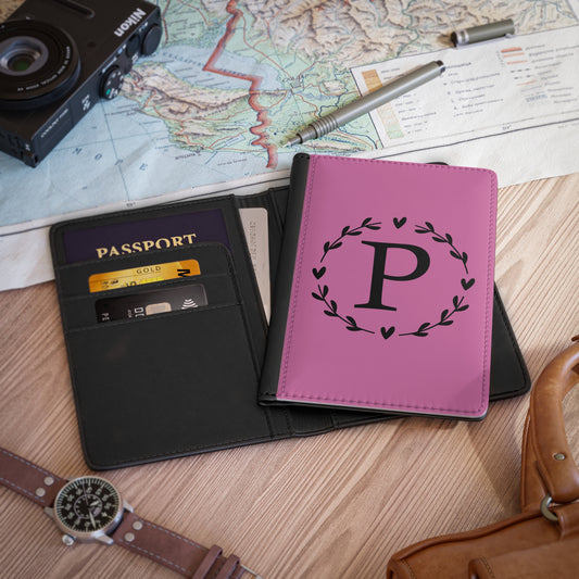 Personalized Passport Cover (Letter P)