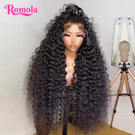 30 40 Inch 13x6 Hd Lace Frontal Wig Human Hair Loose Deep Wave Wig Curly Wigs 13x4 Water Wave 360 Lace Front Human Hair Wig