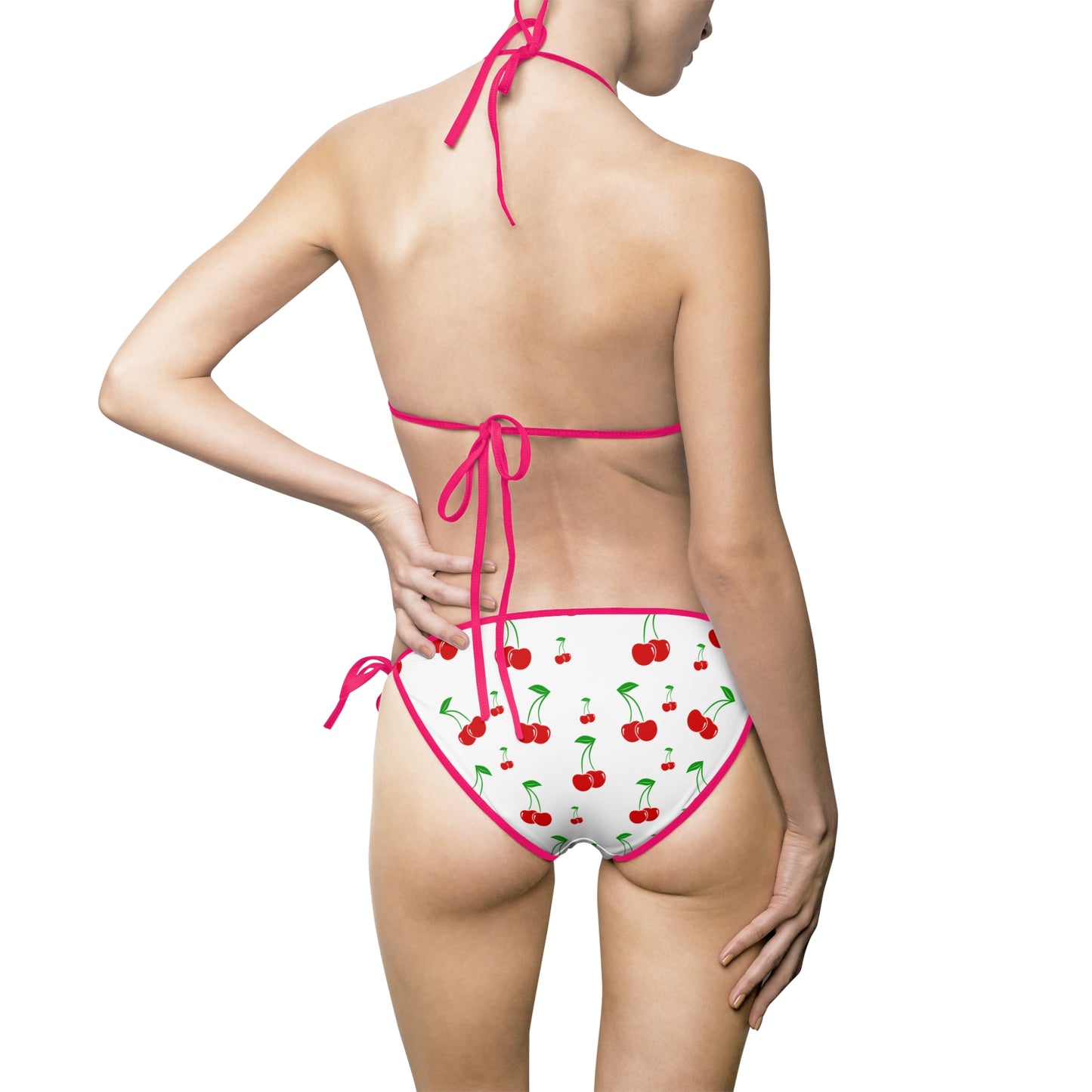 Cherry Print Women's Bikini Swimsuit - Cute Summer Swimwear